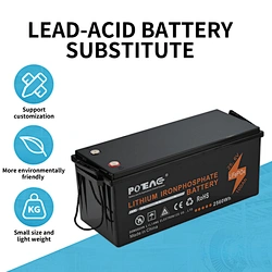 25.6v lithium battery for home storage